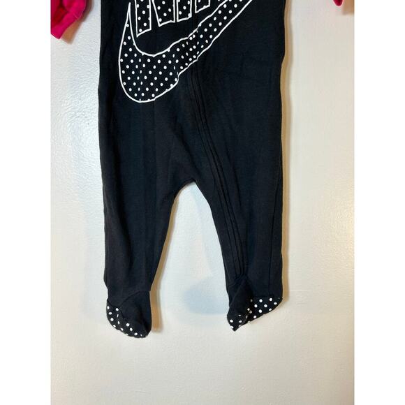 NIKE Girl’s Raglan Zip Sleep n Play One Piece / Size: 6 Months - Picture 5 of 6